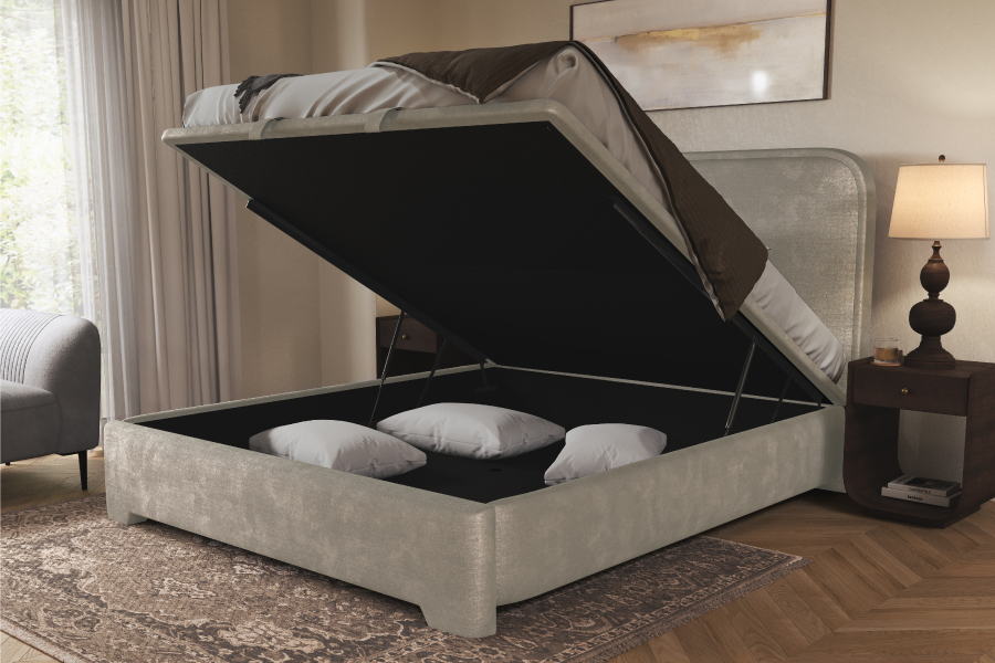 Kaydian Gordale Ottoman Bed Frame (Taupe) - Image 2
